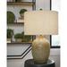 Ashley Furniture Jairgan Tan & Black Table Lamps (Set of 2) - 15"W x 15"D x 24"H