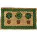 Rubber-Cal "Grandma's Plants" Decorative Home Colorful Coco Doormat, 18 x 30-Inch
