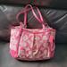 Coach Bags | Authentic Coach Shoulder Bag | Color: Pink | Size: 16 1/4 W X 10 3/4 H X 5 1/2 D