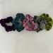 Urban Outfitters Accessories | 5-Pack Velvet Scrunchies | Color: Pink/Purple | Size: Os