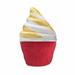 Disney Toys | Disney Parks Food Icons Dole Whip Ice Cream Swirl Scented Plush | Color: Cream/Red | Size: 15”