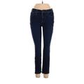 Madewell Jeans - Mid/Reg Rise Skinny Leg Denim: Blue Bottoms - Women's Size 23 - Dark Wash