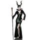 Mask Paradise Halloween Damen Kost?m Mistress of Evil aus Polyamid in der Farbe Schwarz, Gr. 2XL, 80014-002-028