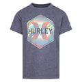 Hurley Jungen Hrlb Gradient Hex Tee T-Shirt, Kohle (Charcoal Heather), 13 años