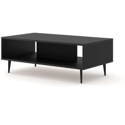 Bim Furniture - Couchtisch ravenna b 90x60 schwarz matt + beine