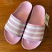 Adidas Shoes | Adidas Women's Adilette Aqua Slides Sandal | Color: Pink/Purple | Size: 8