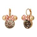 Kate Spade Jewelry | Kate Spade New York X Disney Minnie Mouse Stone Leverback Earrings | Color: Gold/Pink | Size: Os