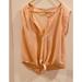 American Eagle Outfitters Tops | American Eagle Outfitters Top | Color: Cream/Orange | Size: Sp
