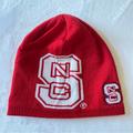 Adidas Accessories | Adidas Nc State Wolfpack Skull Beanie Hat New | Color: Red/White | Size: Os