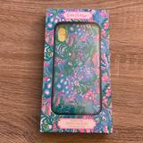 Lilly Pulitzer Cell Phones & Accessories | Lilly Pulitzer Iphone Case Fits Iphone X/Xs | Color: Blue/Pink | Size: Os