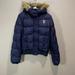 American Eagle Outfitters Jackets & Coats | American Eagle Puffer Coat Faux Fur Trim On Hood Navy Blue Quilted | Color: Blue | Size: L