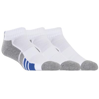 Skechers Men's 3 Pack Half Terry Athletic Socks | Size Large | White | Nylon