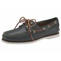 Bootsschuh TIMBERLAND "Men´s 2 Exe Boat Shoe" Gr. 46, blau (nautical, blue, wilderness) Herren Schuhe Bootsschuh Herrenschuh Mokassin Segelschuh Sommerschuh