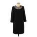 CeCe Casual Dress - Shift: Black Dresses - Women's Size 6