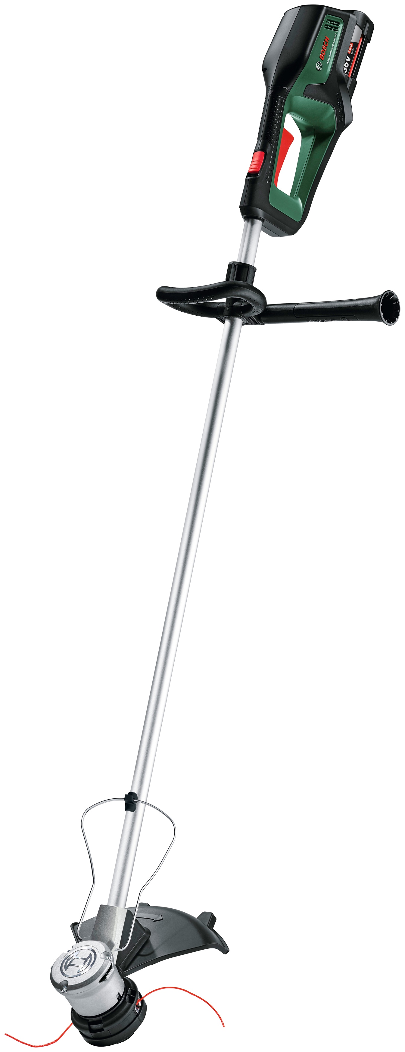 Akku-Rasentrimmer BOSCH HOME & GARDEN "AdvancedGrassCut 36V 33", grün, Motorsensen, mit Akku 36V/2,0 Ah und Ladegerät