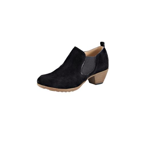 Cowboy Stiefelette Gr. 36, schwarz Damen Schuhe Reißverschlussstiefeletten