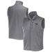 Men's NFL x Darius Rucker Collection by Fanatics Gray Baltimore Ravens Polar Fleece Full-Zip Vest