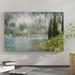 East Urban Home 'Fog & Rain Over Eva Lake, Mount Revelstoke National Park, British Columbia, Canada' Photographic Print on Canvas, | Wayfair