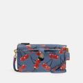 Coach Bags | Coach Noa Pop Up Messenger With Cherry Print Blue Red Leather Bag New | Color: Blue | Size: Os