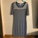 Lularoe Dresses | Lularoe Black And Gray Striped Dress | Color: Black/Gray | Size: L