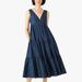 Kate Spade Dresses | Kate Spade Chambray Midi Dress | Color: Blue | Size: 10