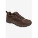 Wide Width Men's Aaron Drew Shoe by Drew in Dark Brown (Size 8 1/2 W)