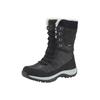 Outdoorwinterstiefel HI-TEC "Riva Waterproof", Damen, Gr. 39, schwarz, Synthetik, Textil, sportlich, Schuhe, Winterstiefel, Snowboots, Winterschuhe, wasserdicht & gefüttert