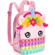 Sac à dos Pop pour filles sac à bandoulière Pop Mini sacs d'école licorne cadeaux pour enfants