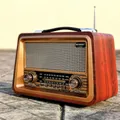 Radio portable rétro sans fil compatible Bluetooth haut-parleur HIFI stéréo AM radio FM lecteur