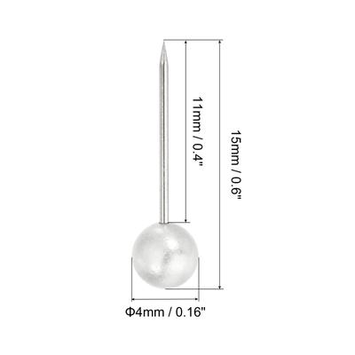 Push Pins, Round Head Map Tacks Thumb Steel Point for Maps Cork Boards