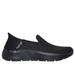 Skechers Women's Slip-ins: GO WALK Flex - Relish Slip-On Shoes | Size 11.0 | Black | Textile | Machine Washable