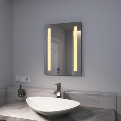 Led Badspiegel mit Beleuchtung Badezimmerspiegel Wandspiegel, Modell a, 45x60cm, Warmweißes Licht