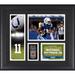 Michael Pittman Jr. Indianapolis Colts Framed 15" x 17" Player Collage with a Piece of Game-Used Ball
