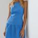 Anthropologie Dresses | Anthropologie Drop-Waist Ruffle Mini Dress Sz Xl | Color: Blue | Size: Xl