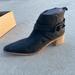 Free People Shoes | Brand New Free People Western Bootie With Strap! | Color: Gray | Size: 41