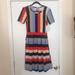 Lularoe Dresses | L Lularoe Amelia Dress E06 1116 | Color: Black/Gray | Size: L