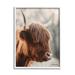 Stupell Industries Calm Highland Cow Cattle Portrait Horns Photography Giclee Texturized Art Set By Dakota Diener Canvas in Brown/Gray | Wayfair