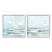 Stupell Industries Abstract Ocean Waves Scenic Landscape Cloudy Sky 2Pc Giclee Texturized Art Set By June Erica Vess Canvas in Blue | Wayfair