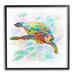 Stupell Industries Kaleidoscopic Sea Turtle Speckled Rainbow Fish Swimming Giclee Texturized Art Set By Michael Shelton Canvas | Wayfair