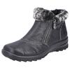 Winterboots RIEKER, Damen, Gr. 41, schwarz, Leder, sportlich, Schuhe, mit Rieker-TEX-Membran