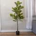 Primrue 51" Artificial Foliage Tree in Pot Plastic in Green | 51 H x 7.48 W x 7.68 D in | Wayfair 64DF214BC71A4439A518DF4795EE97C2