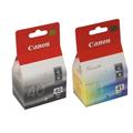 Genuine Canon PG40 Black & CL41 Colour Ink Cartridges For PIXMA MP220 Printer