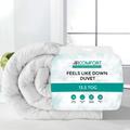 Air Comfort Modern 13.5 Tog King Feels Like Down Duvet - Anti Allergy Soft Touch Cover - Breathable King Quilt and Hollowfibre Duvet for Winter Warm Cool Sleepers