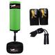 Wolfx Kids/Junior Boxing FREE STANDING Punch bag Set Freestanding Bag + Gloves - Punching Heavy Duty Adjustable Speed Reflex Training Bag Plus Boxing Gloves, Workout Punch Set (Green), L