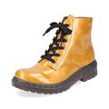 Rieker Women Boots 78240, Ladies Lace-up Boots,lace-up Boots,Half Boots,Lacing,Yellow (Gelb / 68),37 EU / 4 UK