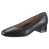 Pumps ARA "GRAZ", Damen, Gr. 9 (43), blau (dunkelblau), Glattleder, unifarben, elegant, Schuhe, Abendschuh, Festtagsschuh, Blockabsatz, glänzendes Detail am Absatz