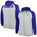 Men's Heather Gray Indianapolis Colts Big & Tall Fleece Raglan Full-Zip Hoodie Jacket