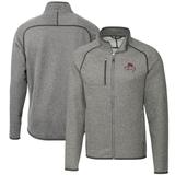 Men's Cutter & Buck Bobby Bowden Gray Florida State Seminoles Big Tall Mainsail Full-Zip Jacket