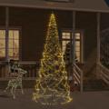 vidaXL Christmas Tree on Flagpole Warm White 500 LEDs 300 cm