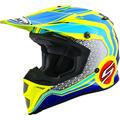 Suomy MX Speed Pro Forward Motocross Helm, blau-gelb, Größe XL